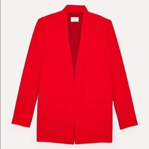 Aritzia Wilfred Solaina Blazer in Red (XXS)